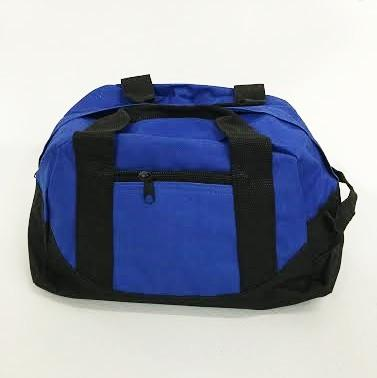 12" Mini Size Two Tone Duffle Bag - Your Logo Print