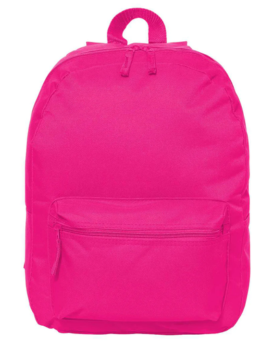 16'' Polyester Solid Color Backpack - Your Logo Print