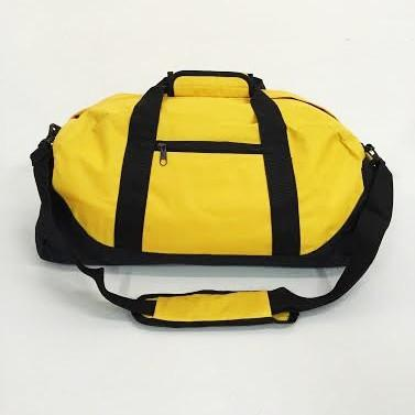 18" Standard Size Two Tone Duffel Bag Hook and Loop Handle - Your Logo Print