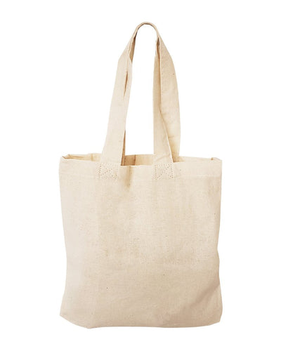 8" Mini Cotton Tote Bag / Favor Gift Bags - Your Logo Print