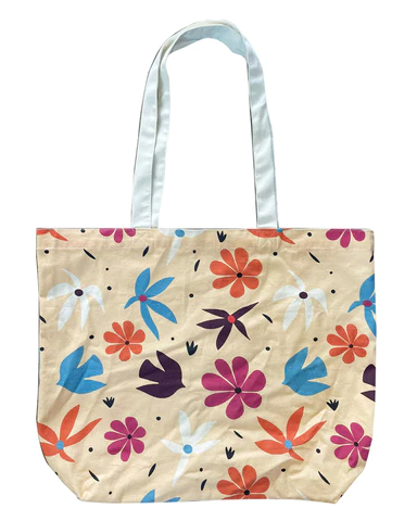 All Over Print Gusseted Shopping Tote Bag - Med/Large - Your Logo Print