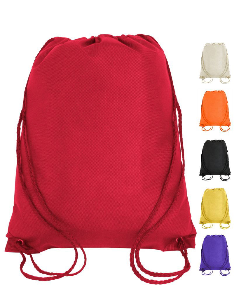 Budget Drawstring Bag Small Size Junior Cinch Packs Your Logo Print