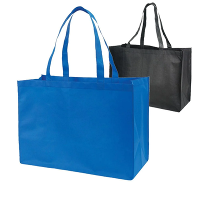 Jumbo Non-Woven Polypropylene Grocery Tote Bags - By Piece - Your Logo Print