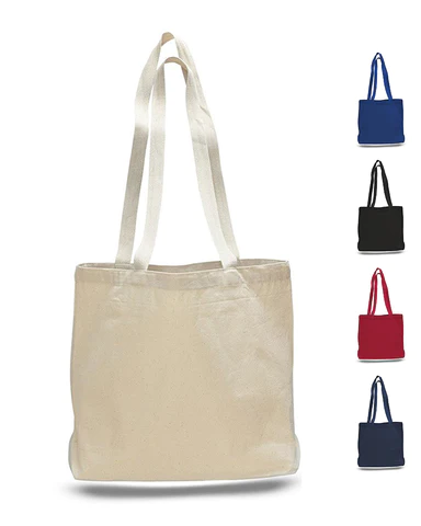 Large Canvas Value Messenger Tote Bags - By Piece - Your Logo Print
