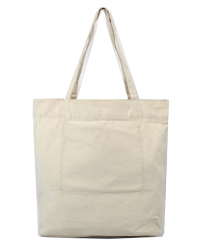 Large Recycled Cotton Canvas Tote Bag w/Full Gusset  By Piece - Your Logo Print