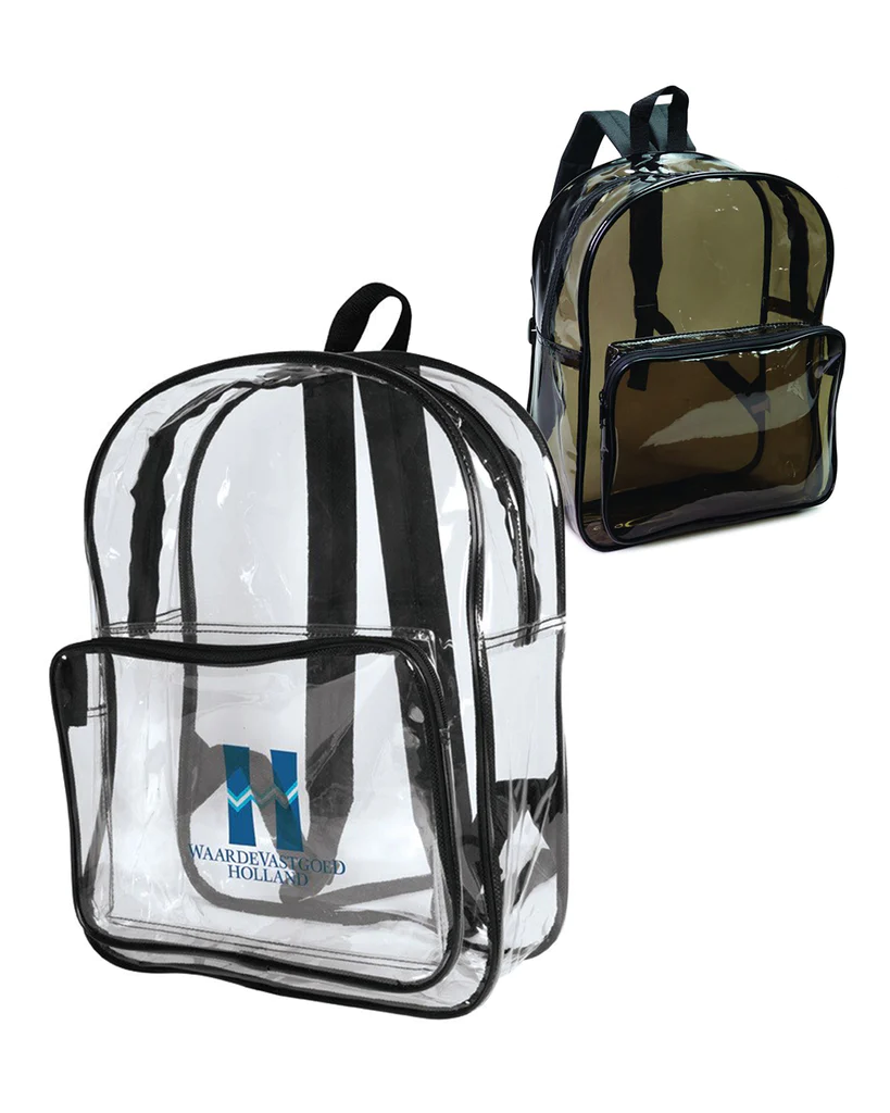 Clear pocket backpack best sale