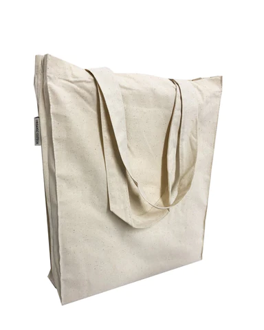 Organic Book Bag /10" Small Tote Bag with Full Gusset - By Piece - Your Logo Print