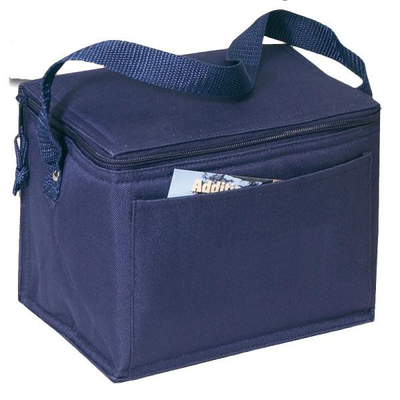 Promotional Polyester 6-Can Cooler Lunch Bags (By Piece) - Your Logo Print