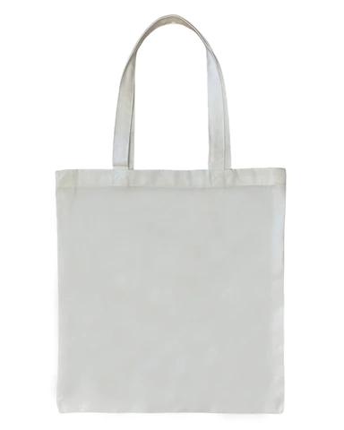 Sublimation 100% Polyester Canvas Tote Bags White - By Piece - Your Logo Print