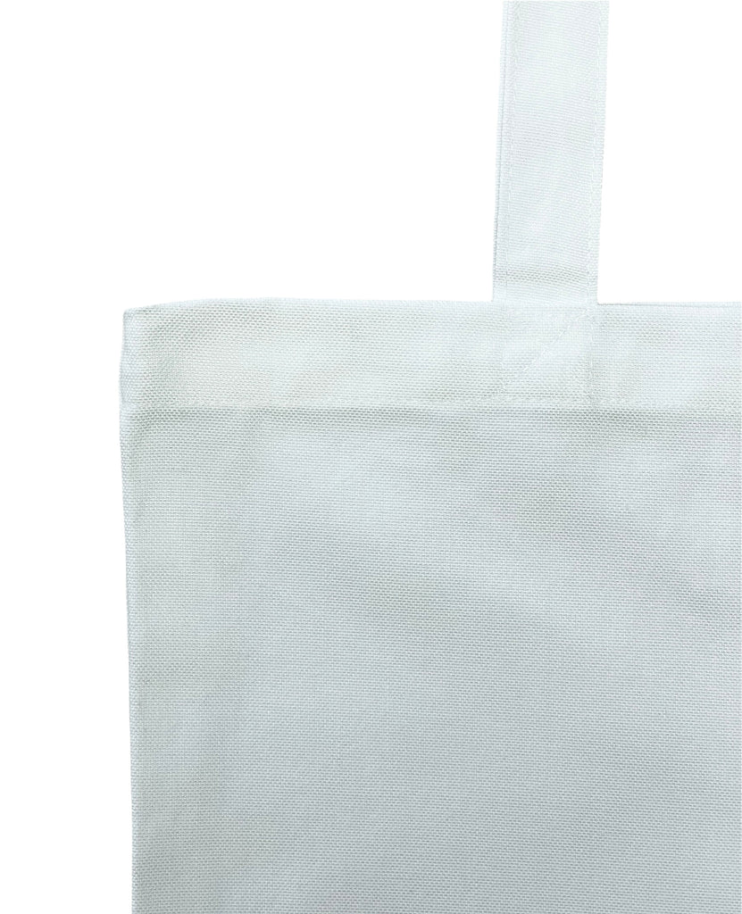 White polyester tote bags cheap