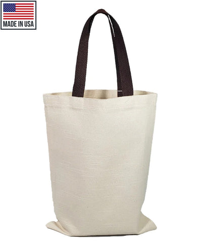 Tall & Flat Promotional Tote Bag - Made in USA (By Piece) - Your Logo Print