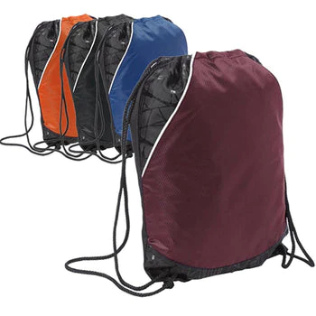 Tri-Color Rival Cinch Pack / Drawstring Bag - Your Logo Print