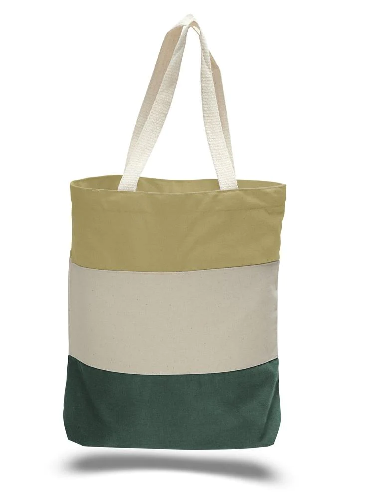 Wholesale Heavy Canvas Tote Bags Tri Color By Piece Your Logo Print