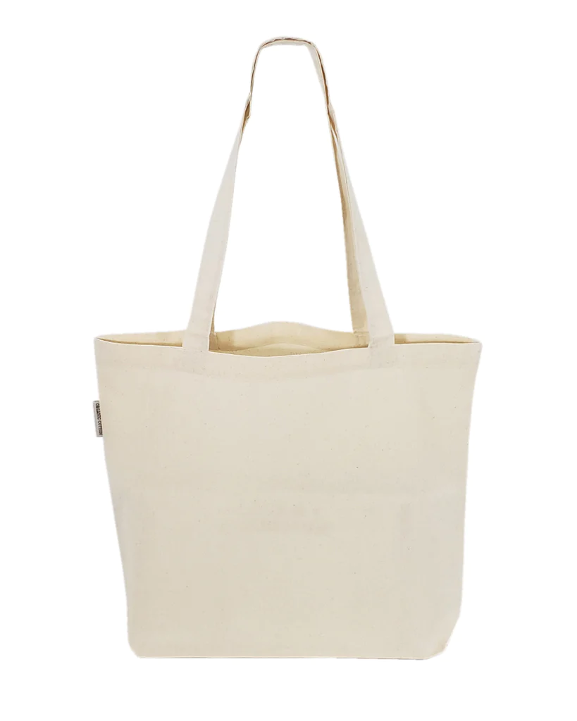 Organic Cotton Tote Bag with Gussets